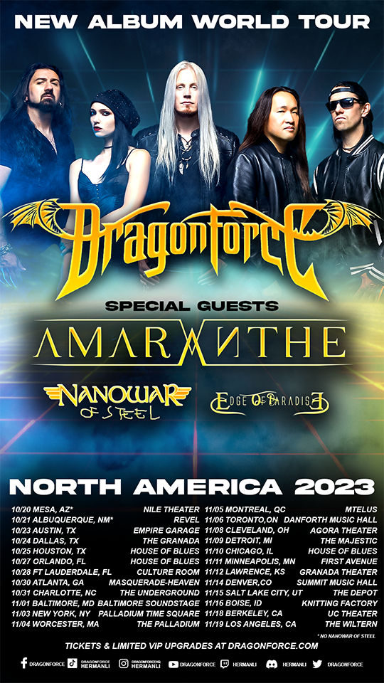 dragonforce uk tour 2023