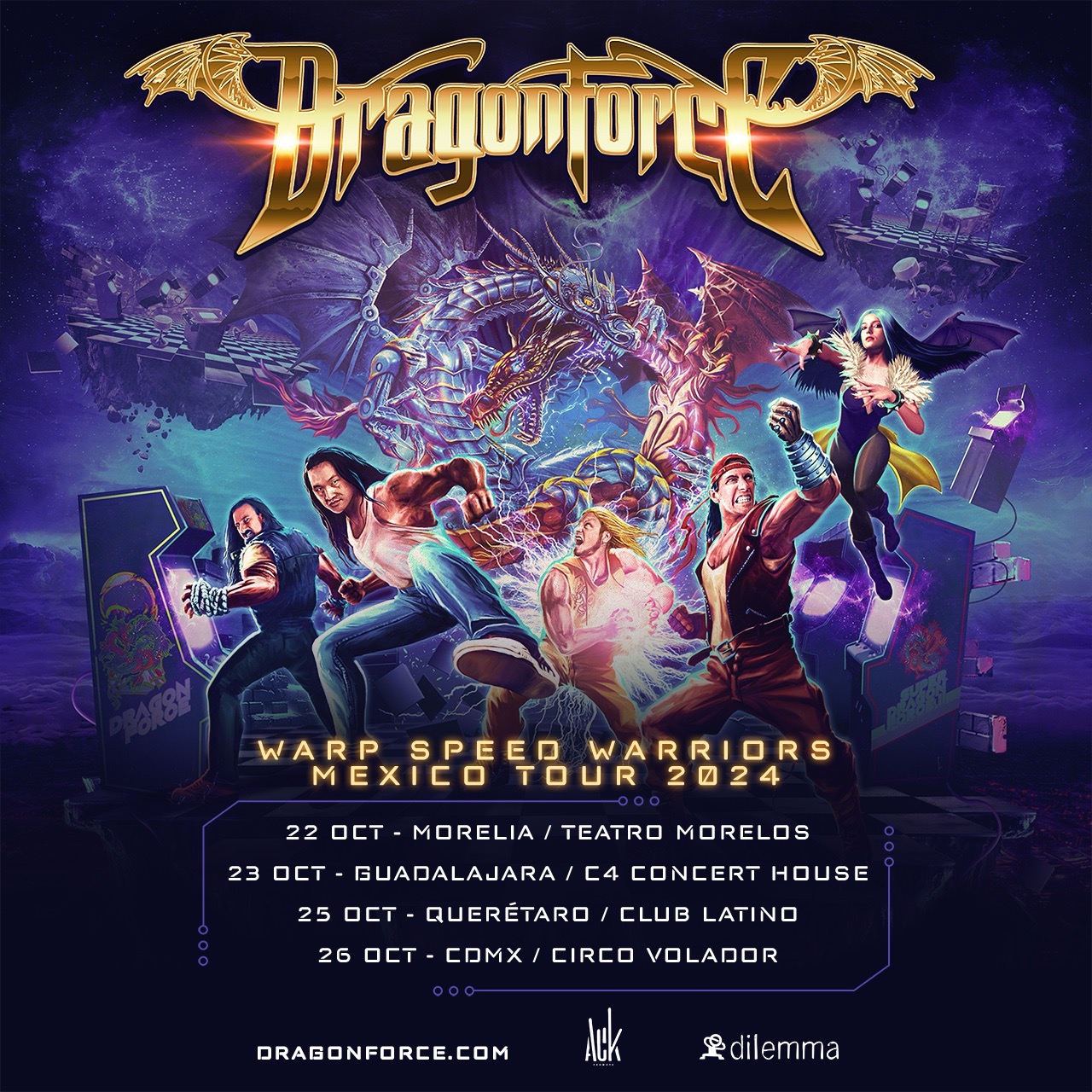 DRAGONFORCE ANNOUNCE FALL 2024 TOUR DATES IN MEXICO | DragonForce